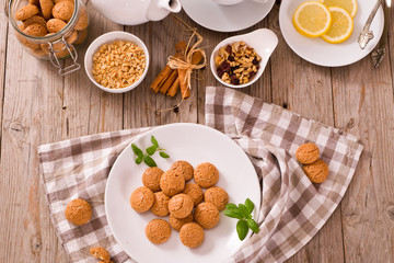 Amaretti cookies.	