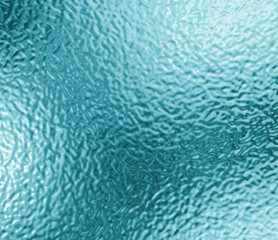 Fototapeta na wymiar Blue foil texture background. Turquoise glossy aqua template. Vector shiny water surface top view pattern.
