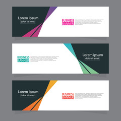 Banner background.modern template design.Vector illustration.