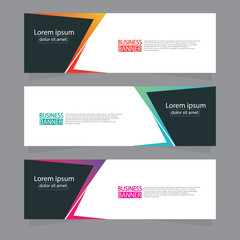Naklejka premium Banner background.modern template design.Vector illustration.