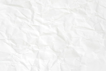 Paper texture Crumpled White.Top view.