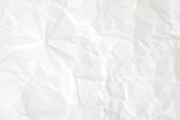 Paper texture Crumpled White.Top view.