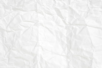 Paper texture Crumpled White.Top view.