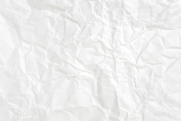 Paper texture Crumpled White.Top view.