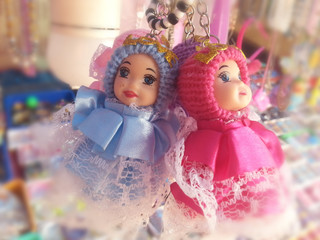 dolls in costumes