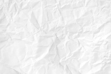 Naklejka premium Paper texture Crumpled White.Top view.