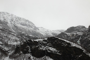 Fototapeta na wymiar Berge in Norwegen