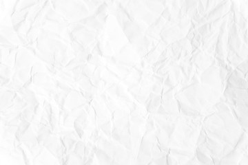 Paper texture Crumpled White.Top view.