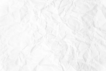 Paper texture Crumpled White.Top view.