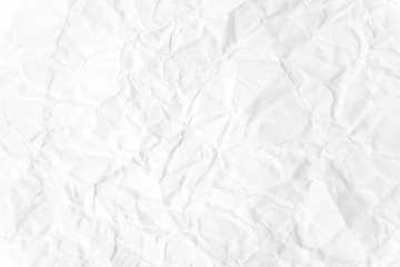 Paper texture Crumpled White.Top view.