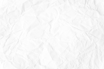 Paper texture Crumpled White.Top view.