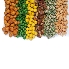 nuts or mix nuts on a background new.