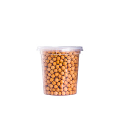 Soybean or dried soybeans on a background new.