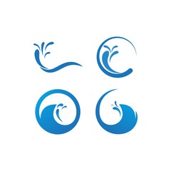 Naklejka premium Water Splash logo