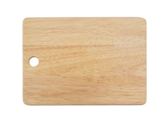 Kitchen cutting board isolated on white background