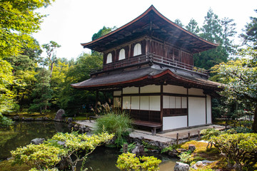 Silver Pavillion Ginkaku-ji temple, Kyoto, Japan