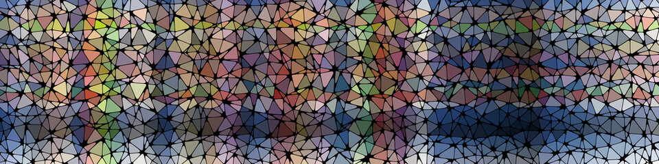 Abstract Low Polygon gradient Generative Art background illustration