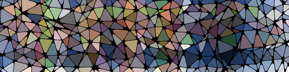 Abstract Low Polygon gradient Generative Art background illustration