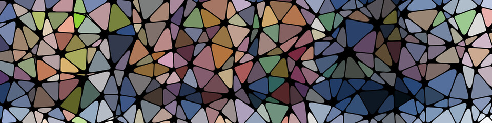 Abstract Low Polygon gradient Generative Art background illustration