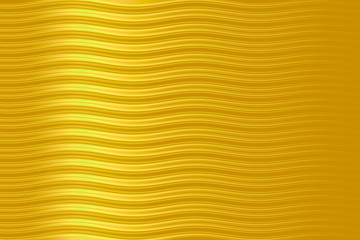 Gold striped waves background