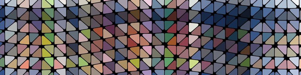 Fototapeta premium Abstract Low Polygon gradient Generative Art background illustration