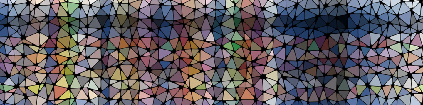 Abstract Low Polygon gradient Generative Art background illustration