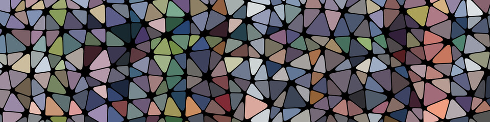 Abstract Low Polygon gradient Generative Art background illustration