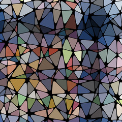 Abstract Low Polygon gradient Generative Art background illustration