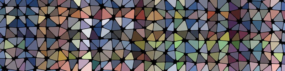 Fototapeta premium Abstract Low Polygon gradient Generative Art background illustration