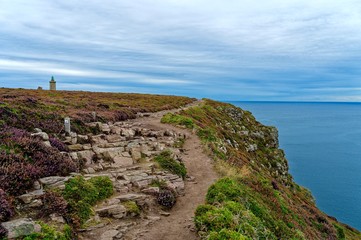 Cap Fréhel, Chemin des douaniers, GR34, Fréhel, Côtes-d’Armor, Bretagne, France