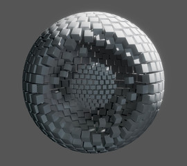 Abstract technology sphere