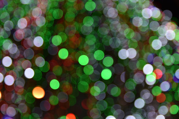  Multicolored round bokeh lights for background.