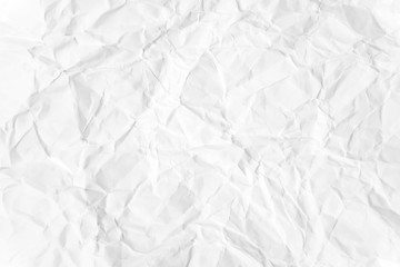 Paper texture Crumpled White.Top view.
