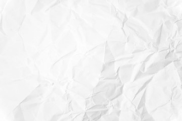 Paper texture Crumpled White.Top view.