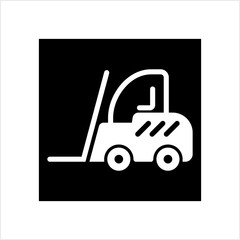 Forklift Icon, Warehouse Forklift