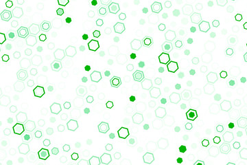 Technological honeycomb illustration. Futuristic technology background with hexagons.