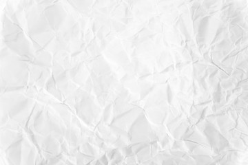 Paper texture Crumpled White.Top view.