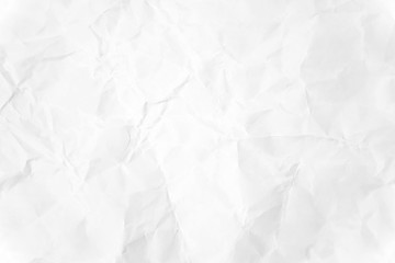 Paper texture Crumpled White.Top view.