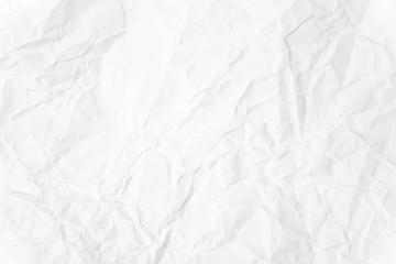 Paper texture Crumpled White.Top view.