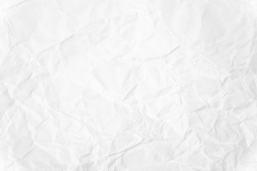 Paper texture Crumpled White.Top view.