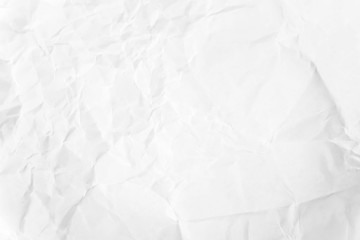 Paper texture Crumpled White.Top view.