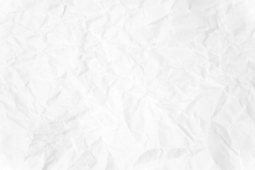 Paper texture Crumpled White.Top view.