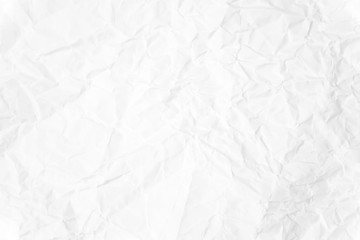 Paper texture Crumpled White.Top view.
