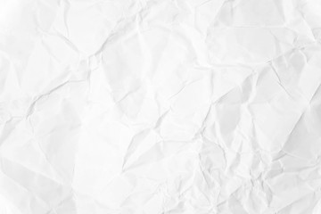 Paper texture Crumpled White.Top view.
