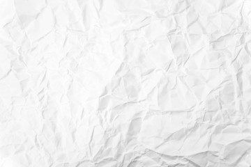 Naklejka premium Paper texture Crumpled White.Top view.