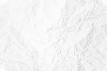 Paper texture Crumpled White.Top view.