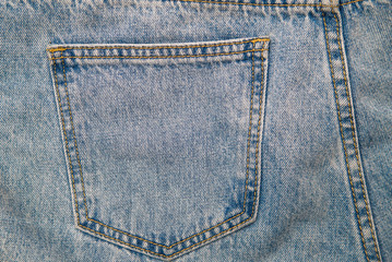 Jeans texture background. Jeans blue texture vintage background. Close-up of denim background and texture. trousers pocket