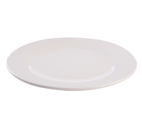 plate or empty plate on a background new.