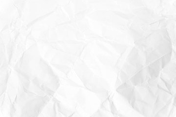 Paper texture Crumpled White.Top view.