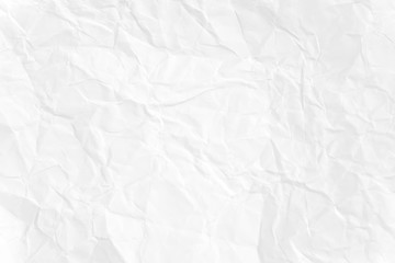 Paper texture Crumpled White.Top view.